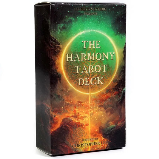 10.3*6cm The Harmony Tarot Deck 78 Uniquely Design Tarot Cards Created By Harmonizing The Two Worlds of AI and Human Creativity