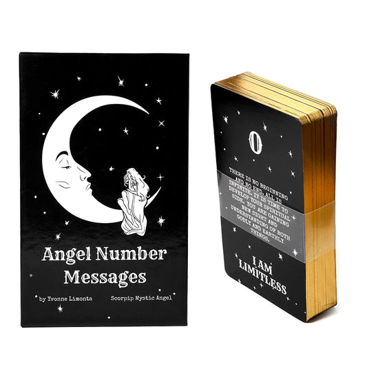 2023 Newest Origin Size 12*7cm Angel Number Messages Oracle Cards Deck Affirmation Oracle Deck Gold Gilded Edging Cover Box Gift