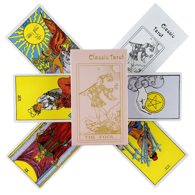 Classic Of The Rider Tarot Cards For Beginners A 78 Deck With Paper Book Oracle English Divination