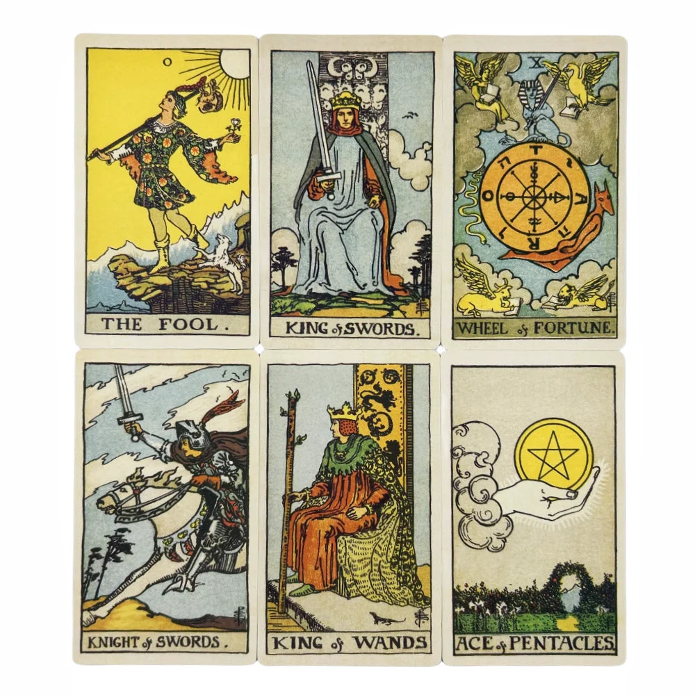 Classic Of The Rider Tarot Cards For Beginners A 78 Deck With Paper Book Oracle English Divination 