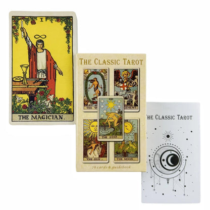 Classic Of The Rider Tarot Cards For Beginners A 78 Deck With Paper Book Oracle English Divination 