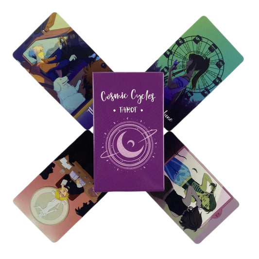 Cosmic Cycles Tarot Cards A 78 Deck Oracle English Visions Divination 