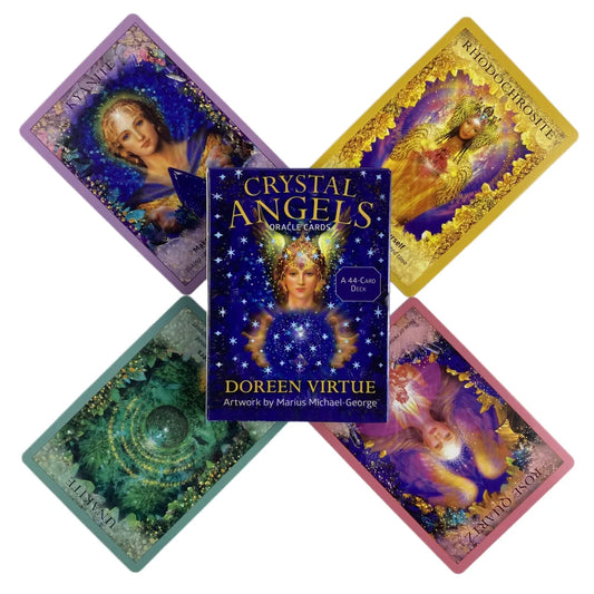 Crystal Angels Oracle Cards A 44 Tarot English Divination Deck