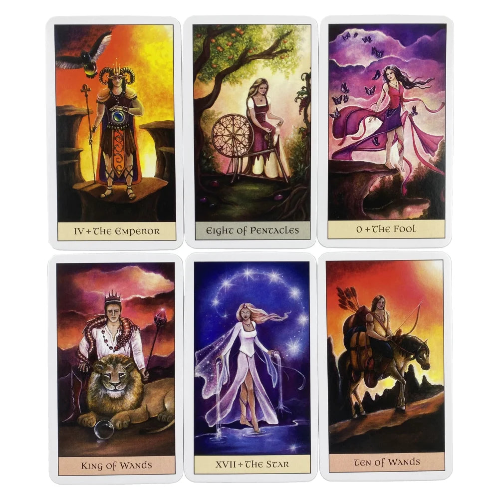 Crystal Visions Tarot Cards A 79 Deck Oracle English Divination 