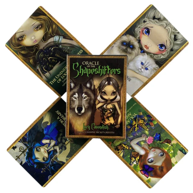 Dark Wood Tarot Cards Deck Christmas Oracle English Visions Divination