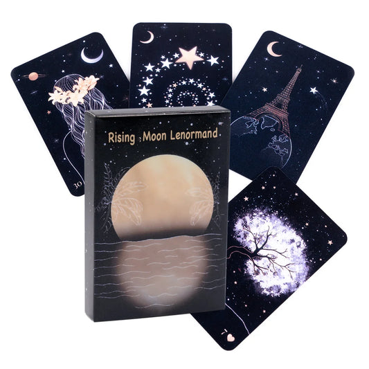 Divination Rising Moon Lenormand Cards Original Ladies New Board Game  Cards For Women Deck Lenormand