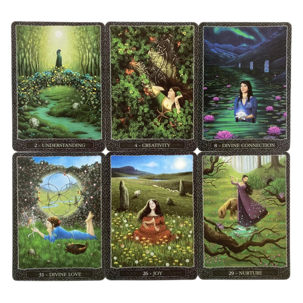 Earth Wisdom Oracle Cards A 32 English Visions Divination Deck