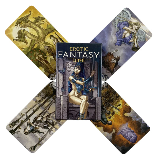 Erotic Fantasy Tarot Cards A 78 Deck Oracle English Visions Divination 