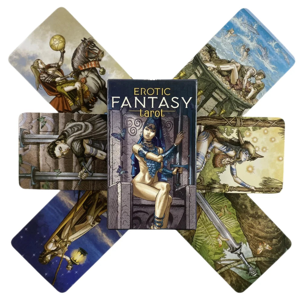 Erotic Fantasy Tarot Cards A 78 Deck Oracle English Visions Divination 