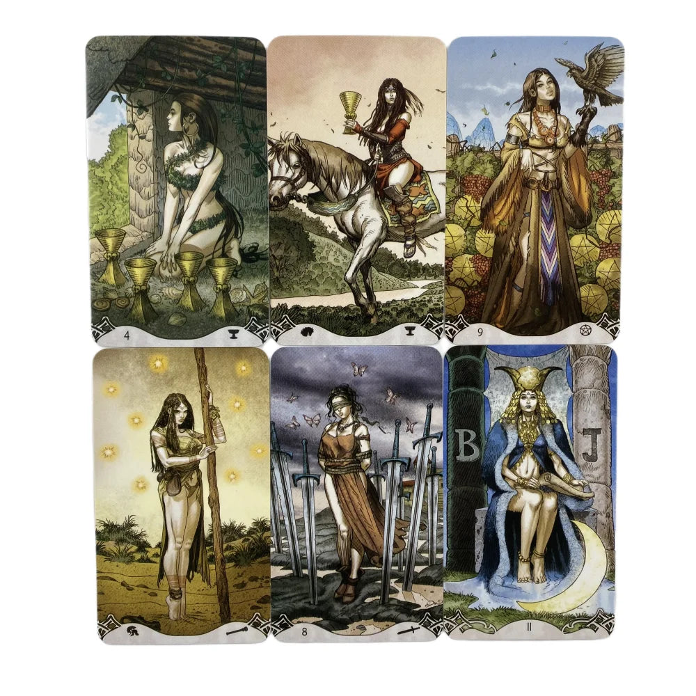 Erotic Fantasy Tarot Cards A 78 Deck Oracle English Visions Divination 