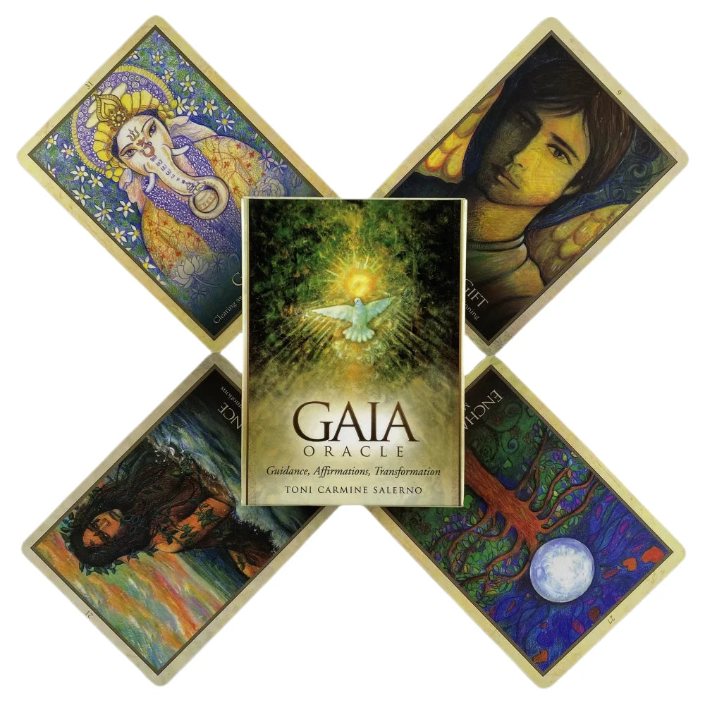 Gaia Oracle Cards A 45 Tarot English Visions Divination Deck