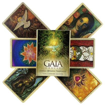 Gaia Oracle Cards A 45 Tarot English Visions Divination Deck