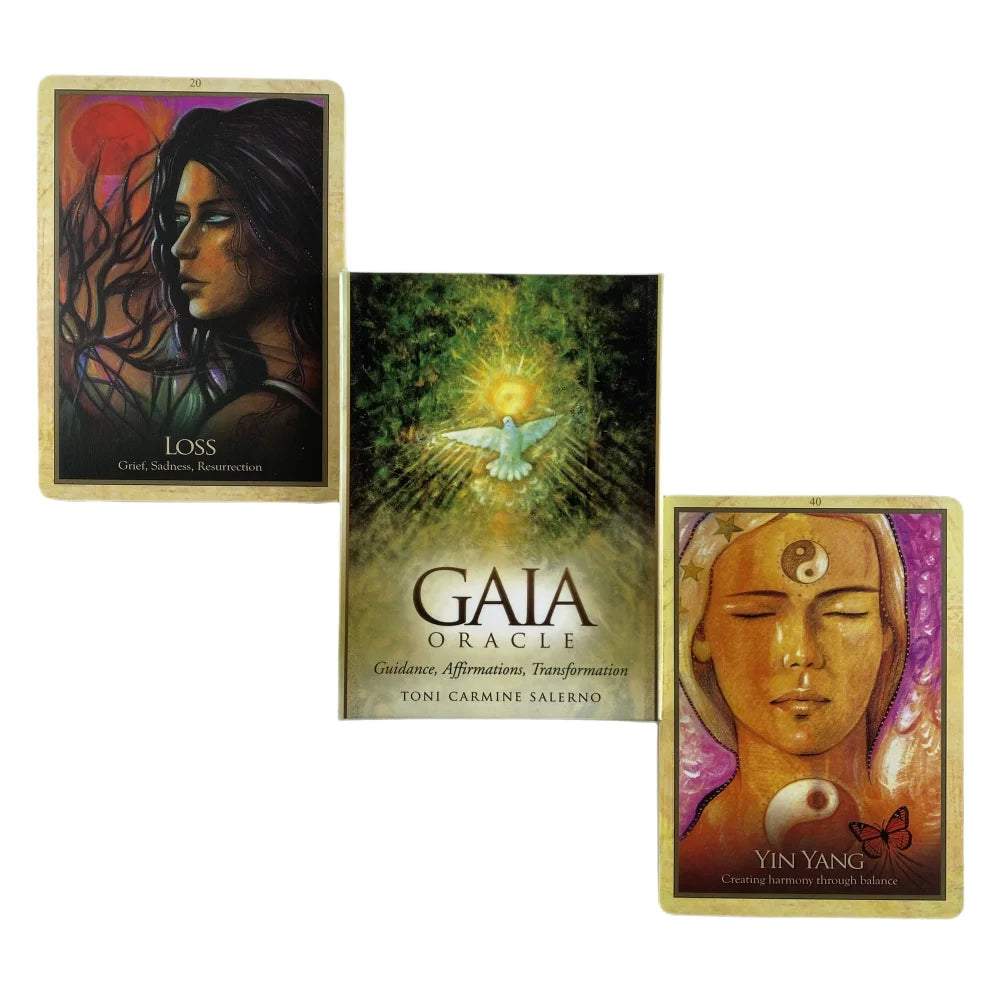 Gaia Oracle Cards A 45 Tarot English Visions Divination Deck