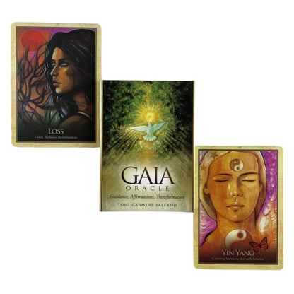 Gaia Oracle Cards A 45 Tarot English Visions Divination Deck