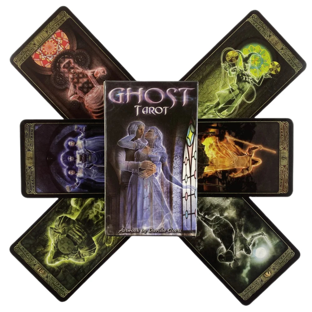 Ghost Tarot Cards A 78 Deck Oracle English Visions Divination 