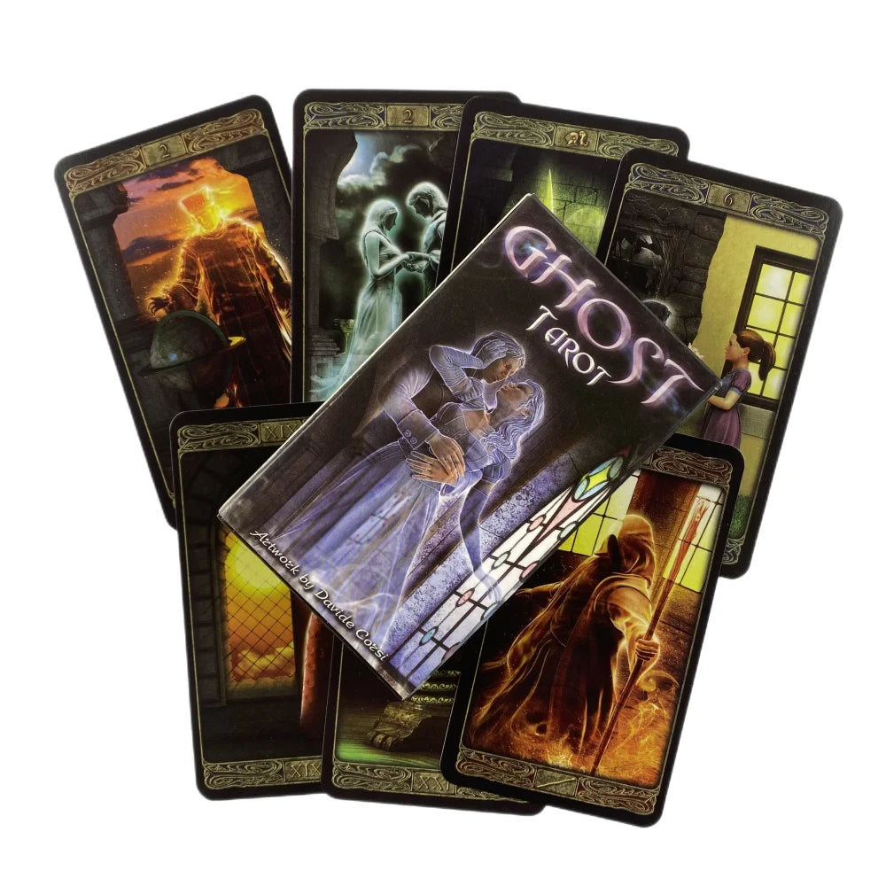 Ghost Tarot Cards A 78 Deck Oracle English Visions Divination 