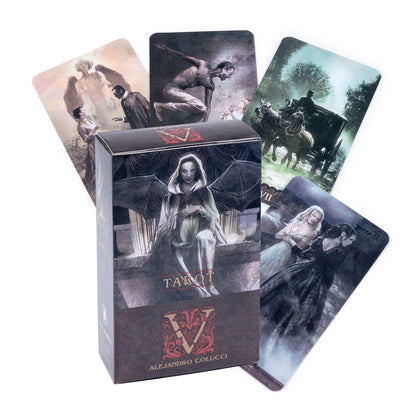 Goth Dark Style Creative  V Tarot Deck Female Cards Deck  Prophecy Tarot Deck Rider Waite