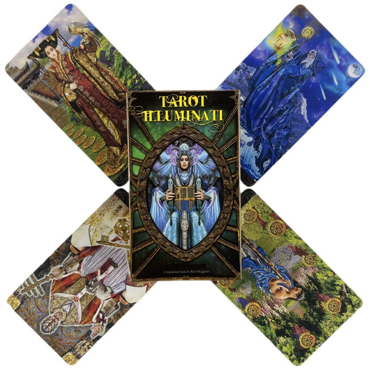 Illuminati Tarot Cards A 78 Deck Oracle English Visions Divination 