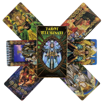 Illuminati Tarot Cards A 78 Deck Oracle English Visions Divination 