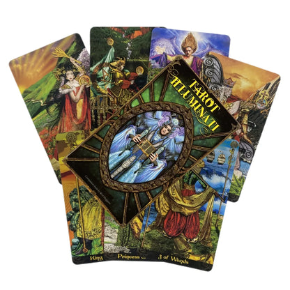 Illuminati Tarot Cards A 78 Deck Oracle English Visions Divination 