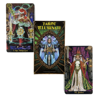 Illuminati Tarot Cards A 78 Deck Oracle English Visions Divination 