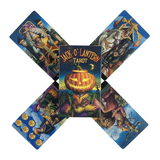 Jack-O'-Lantern Tarot Cards A 78 Deck Oracle English Visions Divination 