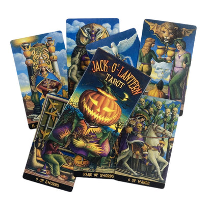 Jack-O'-Lantern Tarot Cards A 78 Deck Oracle English Visions Divination 