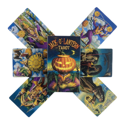 Jack-O'-Lantern Tarot Cards A 78 Deck Oracle English Visions Divination 