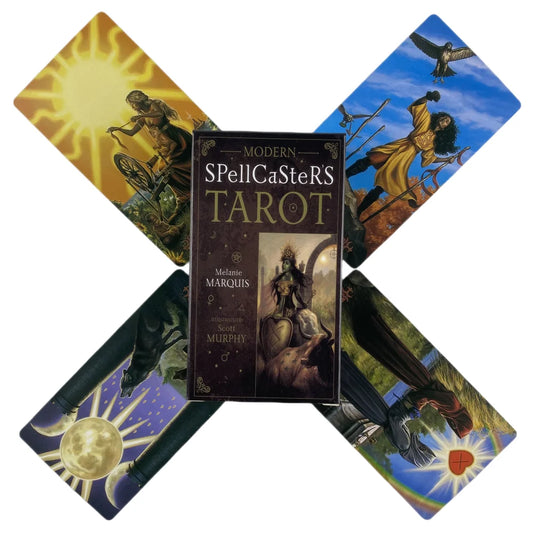 Modern Spellcaster's Tarot Cards A 78 Oracle English Visions Divination 