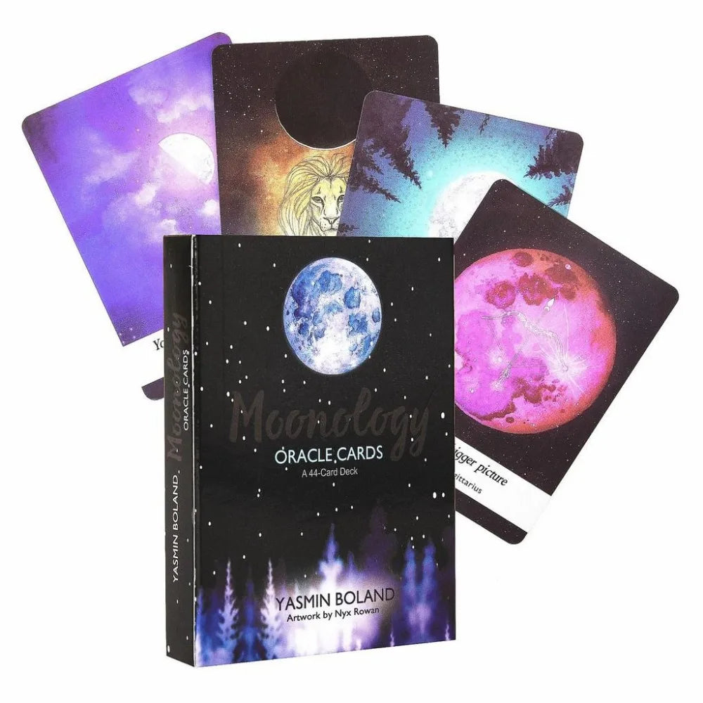 Moonology Oracle Tarot Cards Box Game English Tarot Deck Table Card Board Games Party Playing Cards 11*6.5cm