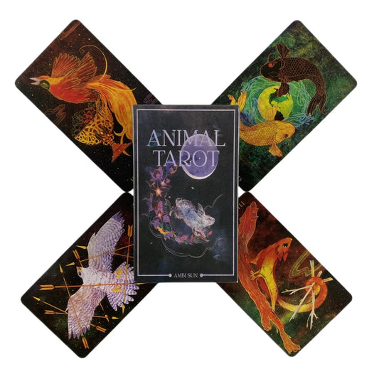 New Animal Tarot Cards A 78 Deck Oracle English Visions Divination 