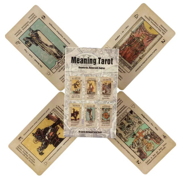 New Study Tarot Cards For Beginners With Meanings On The Cards Keywords Reversed Chakra Planet Zodiac Element Board Games