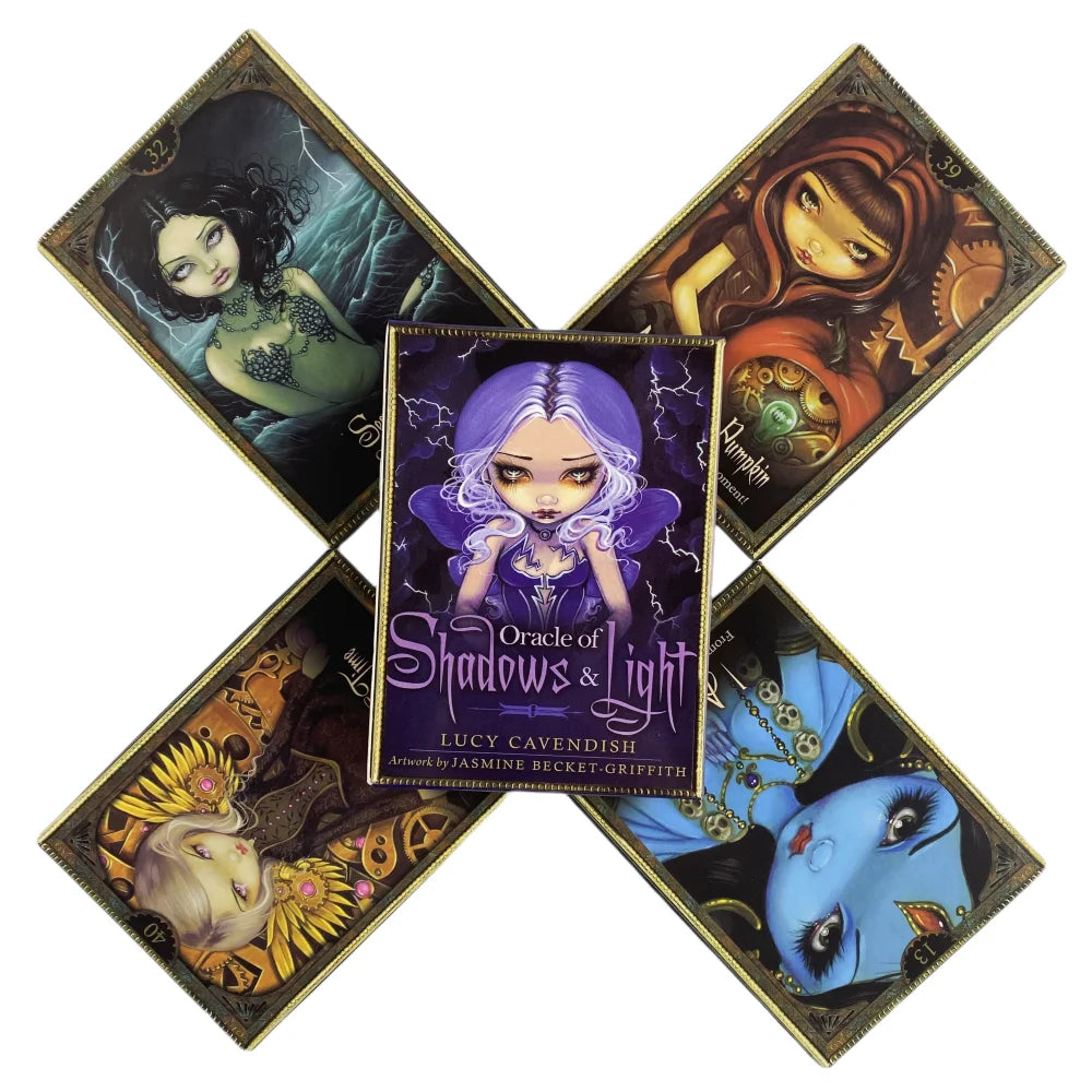 Oracle Of Shadows & Light Cards A 45 English Visions Divination Deck 