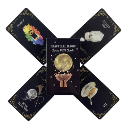 Practical Magic Inner Witch Oracle Cards A 46 Tarot English Visions Divination Deck