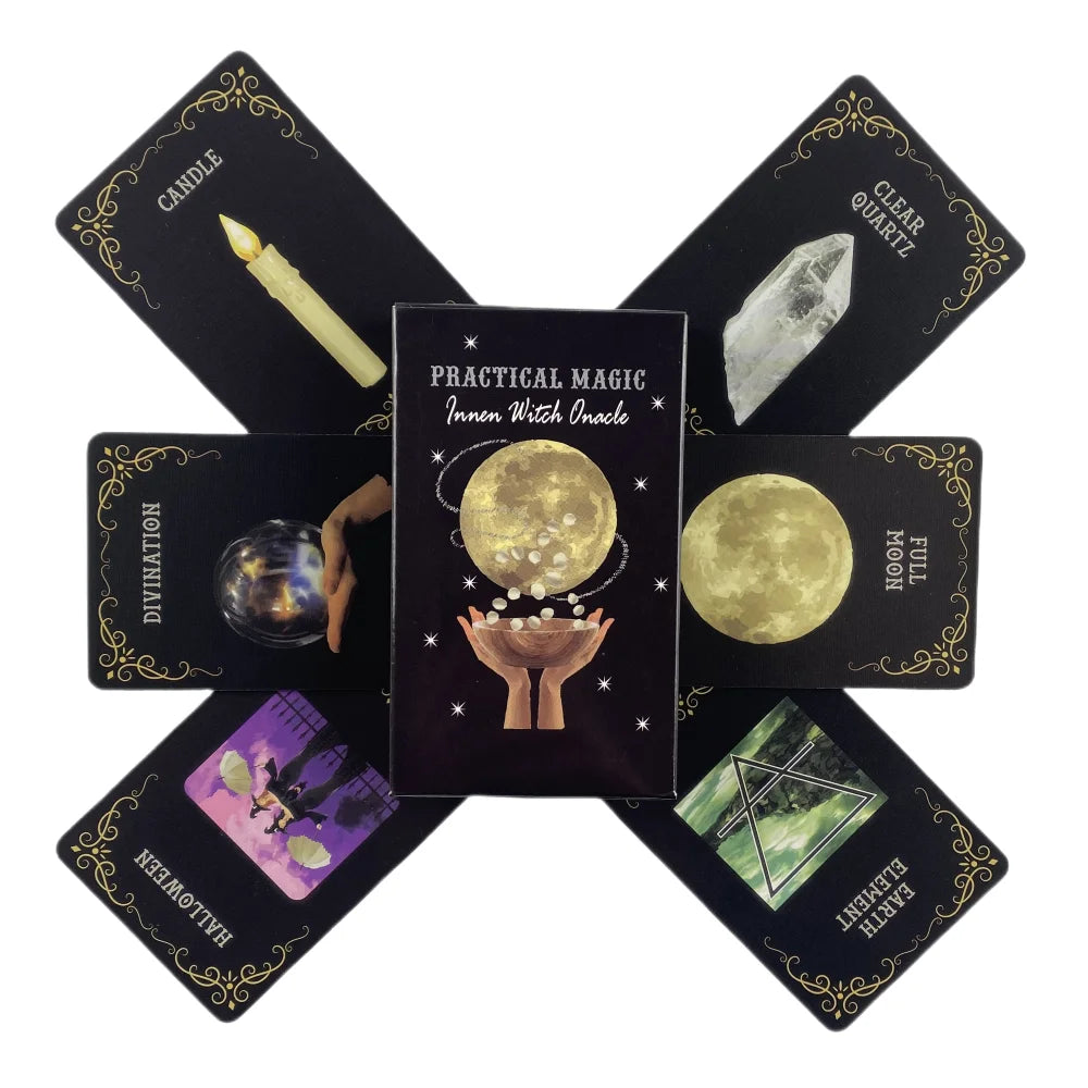 Practical Magic Inner Witch Oracle Cards A 46 Tarot English Visions Divination Deck