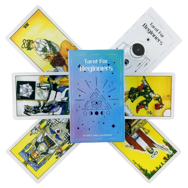 Primitive Tarot Cards For Beginners A 78 Deck With Paper Book Oracle English Rider Divination Borad Playing Table Games