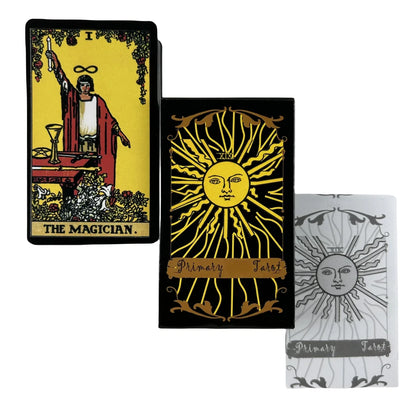Primitive Tarot Cards For Beginners A 78 Deck With Paper Book Oracle English Rider Divination Borad Playing Table Games