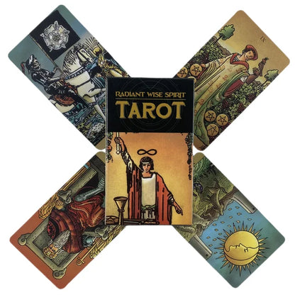 Radiant Wise Spirit Tarot Cards A 78 Rider Deck Oracle English Visions Divination