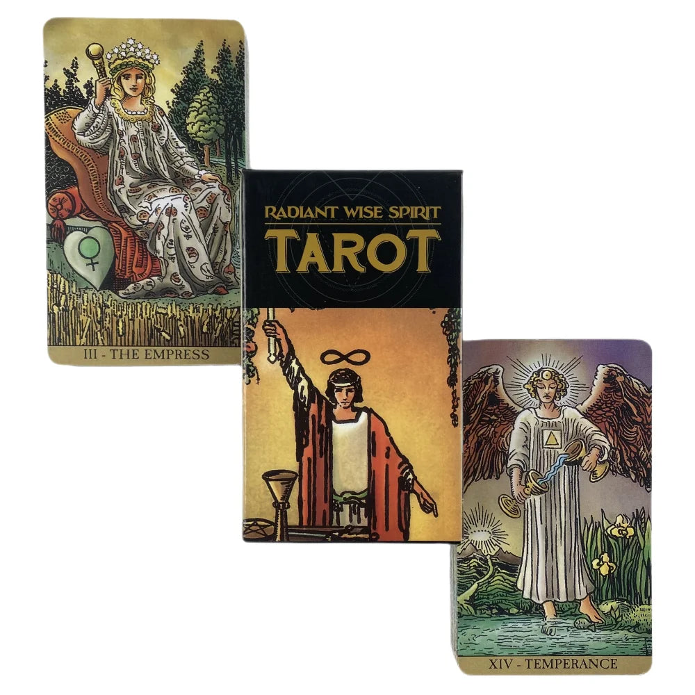 Radiant Wise Spirit Tarot Cards A 78 Rider Deck Oracle English Visions Divination 