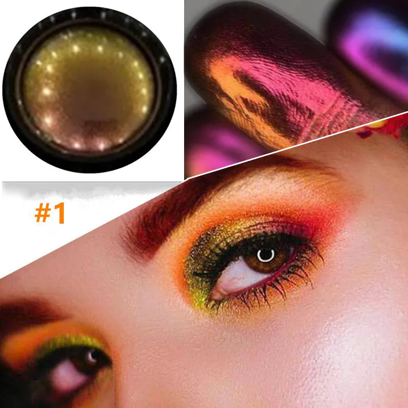 Chameleon Monochrome Eyeshadow Metallic Glitter Eye Shadow Palette