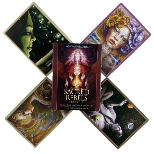 Sacred Rebels Oracle Cards A 45 Tarot English Visions Divination Deck 