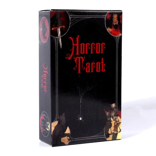 Horror Tarot Cards A 78 Deck Oracle English Visions Divination