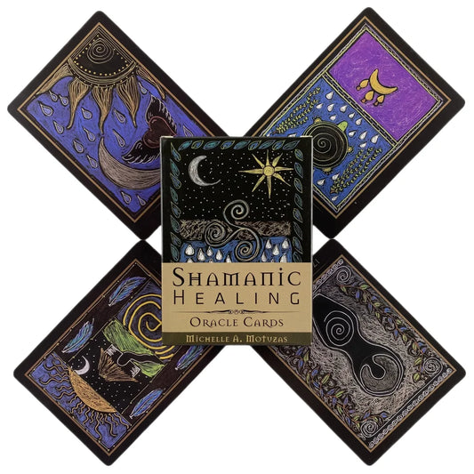 Shamanic Healing Oracle Cards A 44 Tarot English Visions Divination Deck