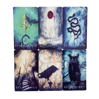 Spirits Shadows Oracle Cards A 52 Tarot English Divination Deck