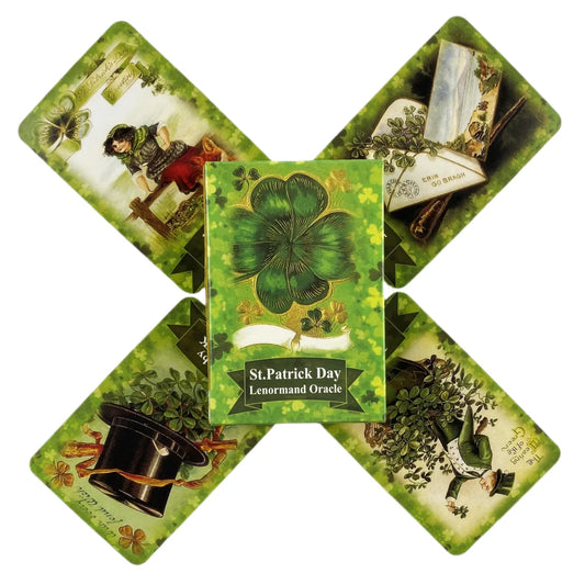 St.Patrick Day Lenormand Oracle Cards A 38 English Fate Divination Deck