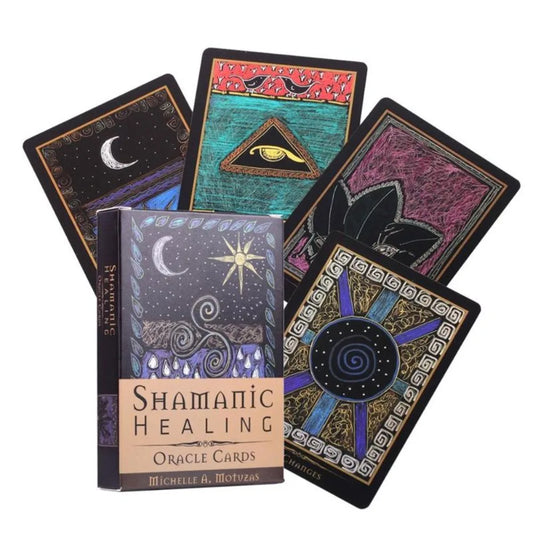Super Shamanic Healing Oracle Cards 44 Cards Deck Tarot English Version Divination Board Game