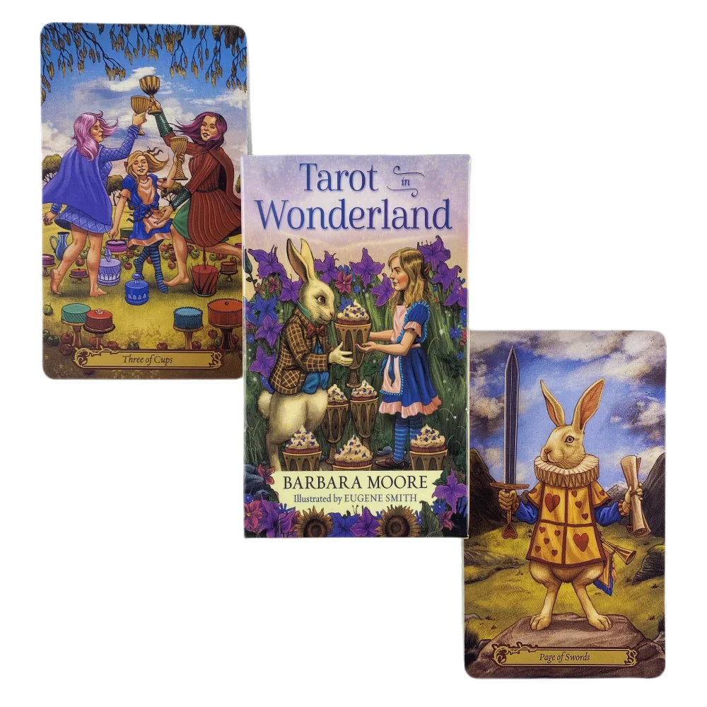 Tarot In Wonderland Cards Deck Christmas Oracle English Visions Divination 