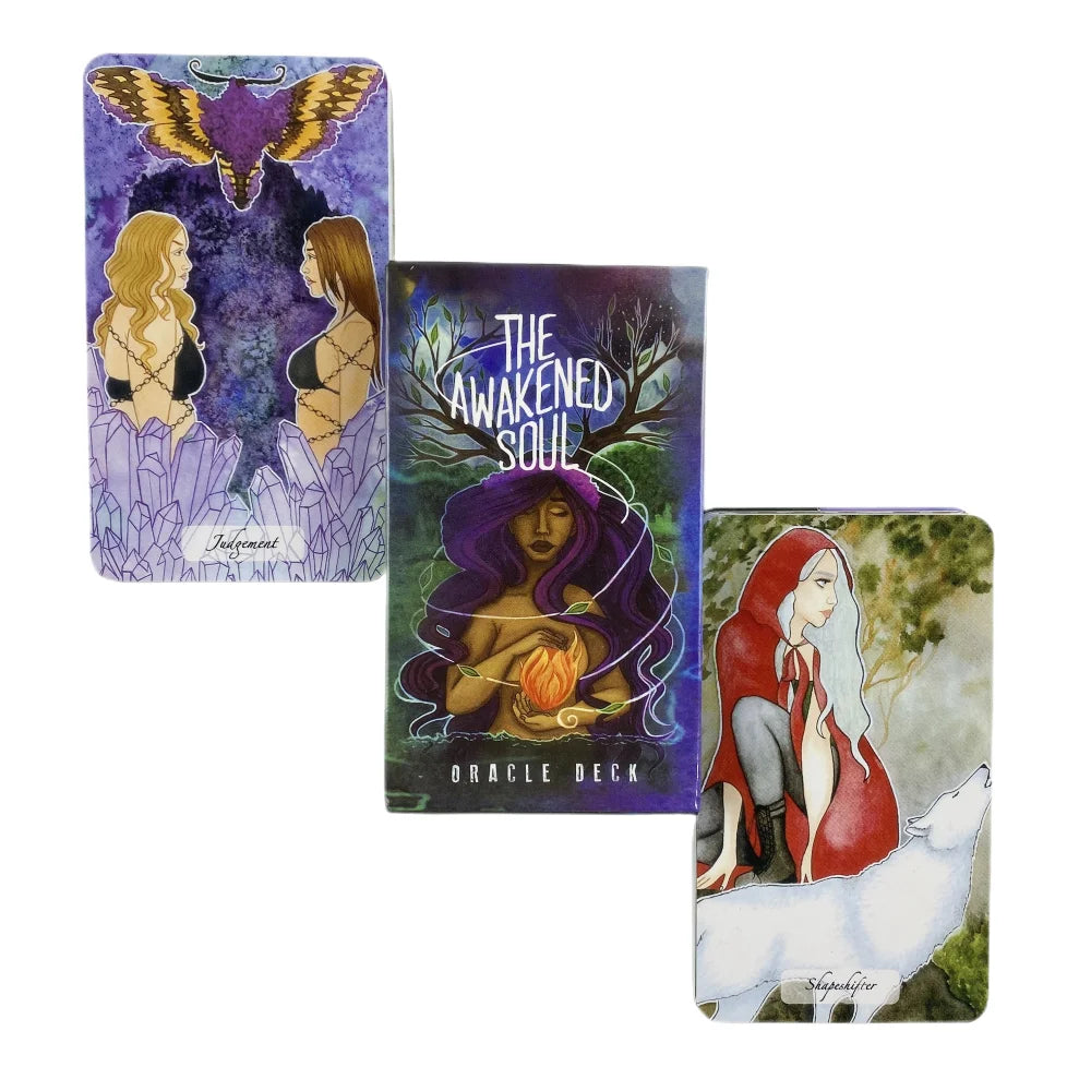 The Awakened Soul Oracle Cards A 50 English Visions Divination Deck