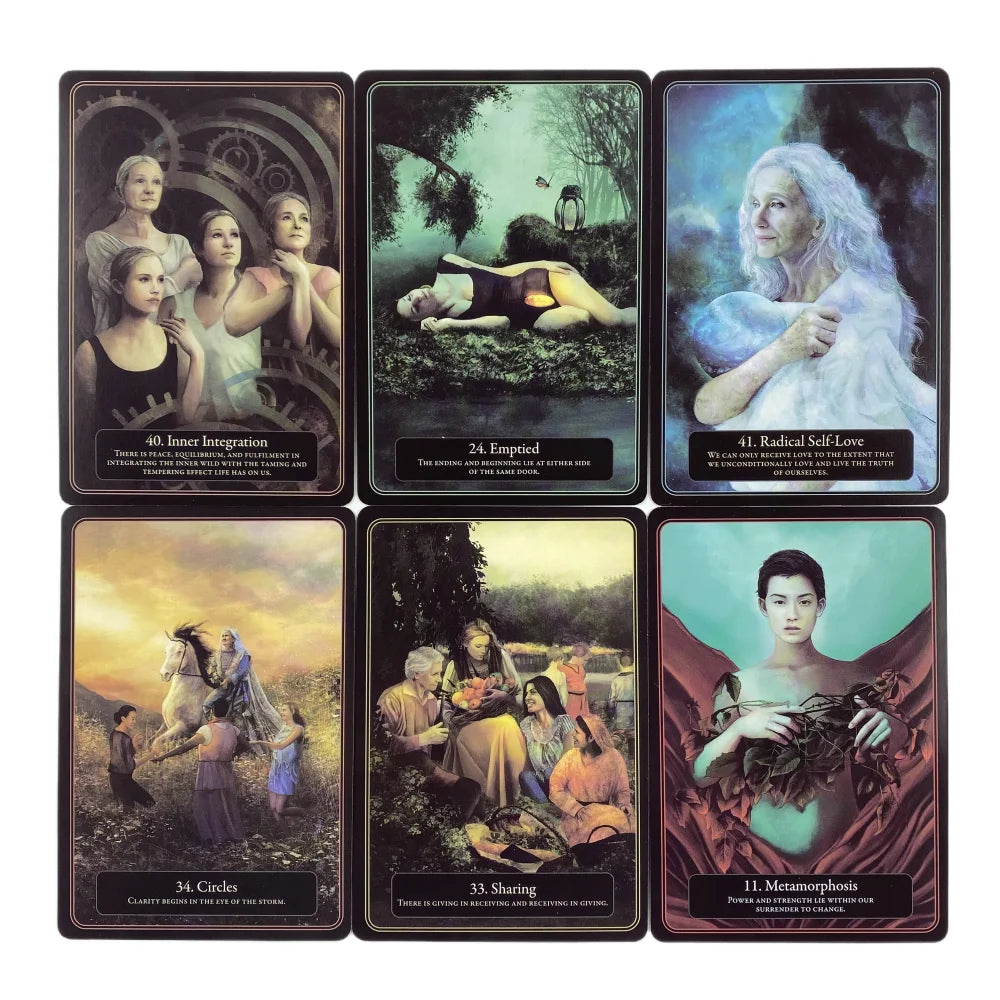 The Lantern Oracle Cards A 44 Deck Taort English Visions Divination 