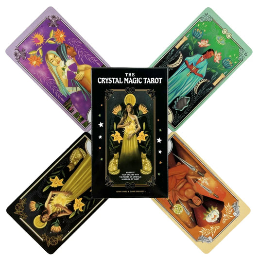 The Magic Tarot Cards A 78 Messages Deck Oracle English Visions Divination 